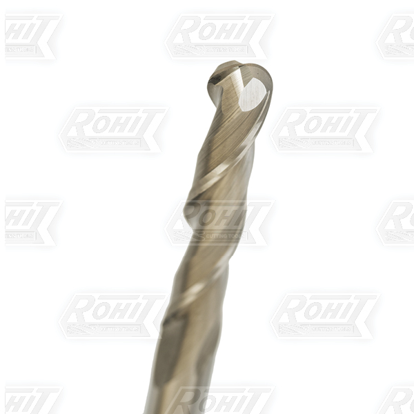 Carbide End Mills- 2F Ball Nose for Wood Machining - 104 Series